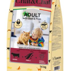Chat & Chat Expert Adult Manzo & Piselli 14Kg
